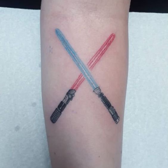 The Crossguard Lightsaber