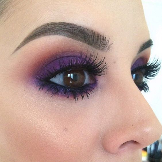 Vibrant Purple Eyeshadow