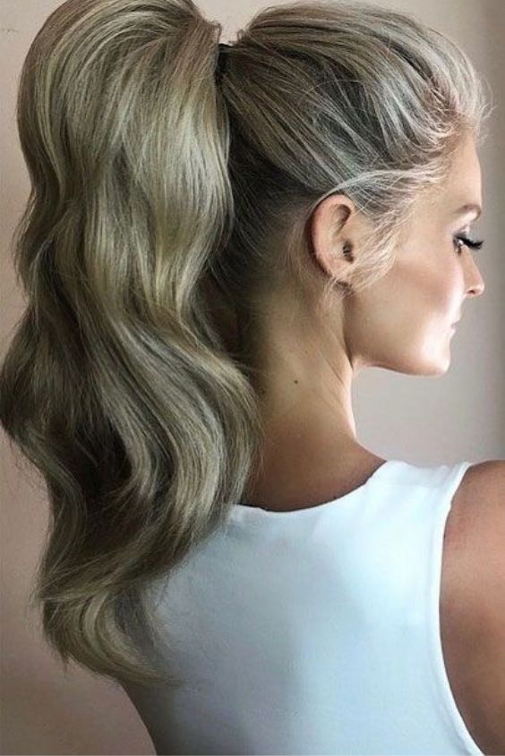 Voluminous Ponytail