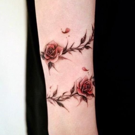 Intricate Thorned Rose Vine