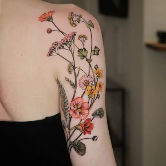 Whimsical Wildflower Vine