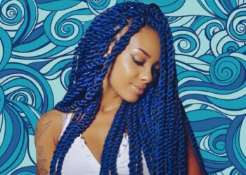 16 Best Blue & Black Braids For Black Women (1)