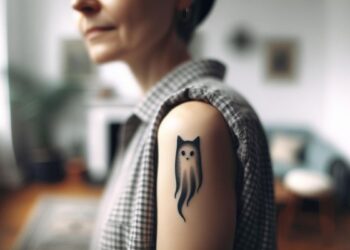 Ghost Cat Tattoo Ideas