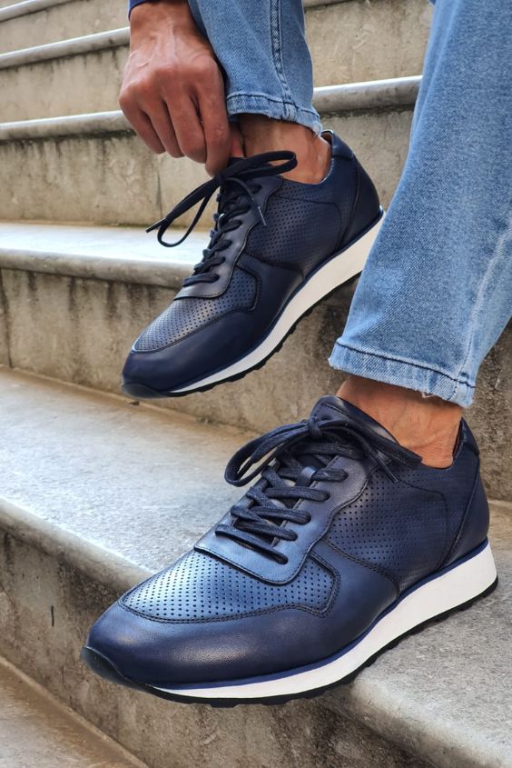 Navy Sneakers