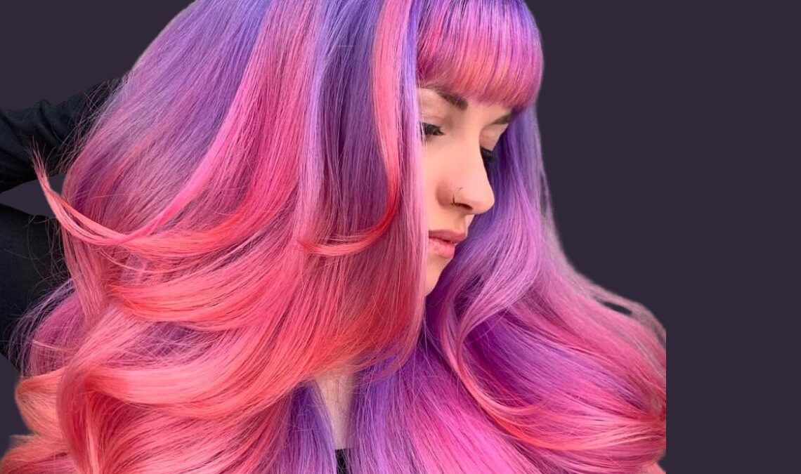 Pink & Lavender Hair Color Ideas