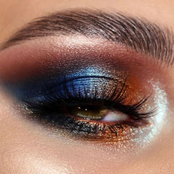 Shimmer Fall Eyeshadow Look