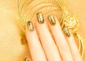 Gold Nail Art Designs