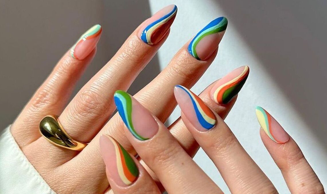 Funky Swirl Nail Designs