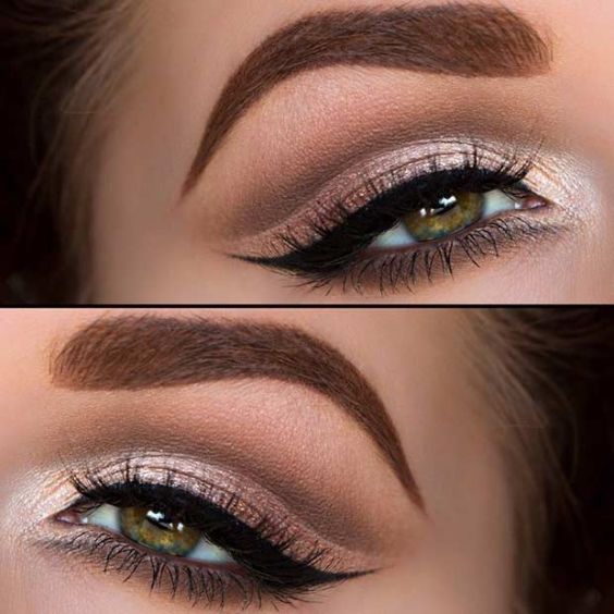 Brown Cut Crease Eye Look