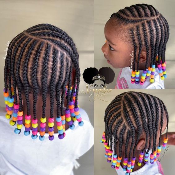 Cornrows With Beads (1)