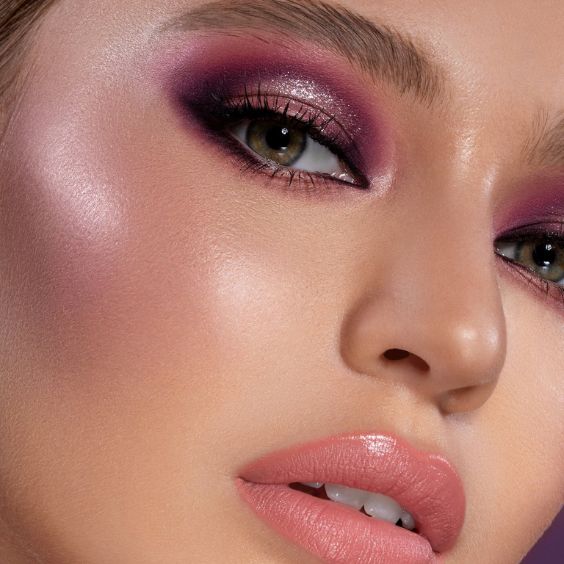 Pink-Purple Fusion For Hazel Eyes