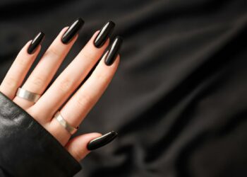 Matte Black Nails Design