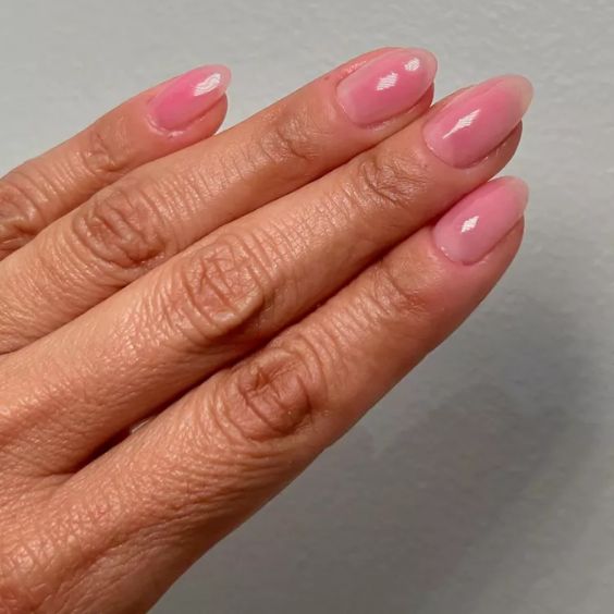 Barbiecore Blush Nails