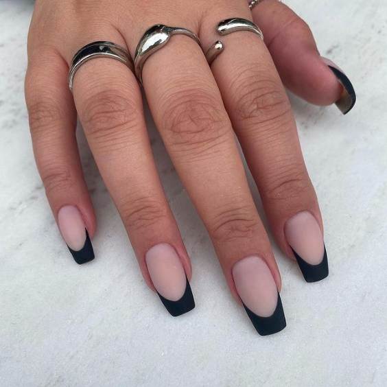 Edgy French Mani