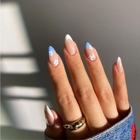 Mixed French Manicure