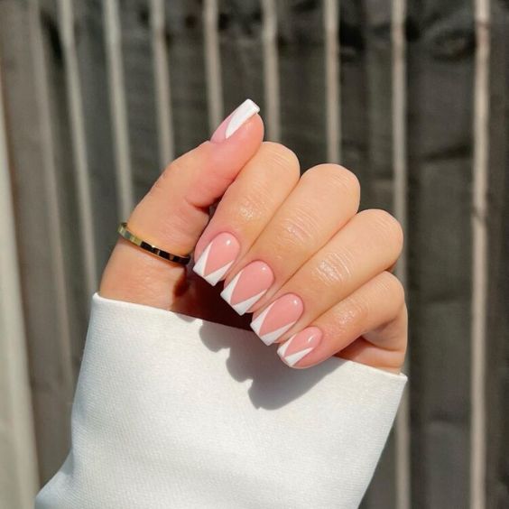 Triangle White Tips