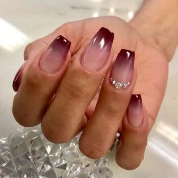 Top 25 Burgundy Ombre Nail Ideas for a Stylish Look