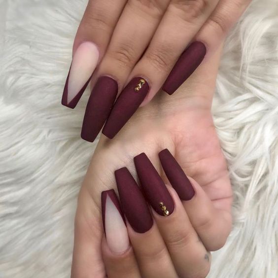 Matte Ombre Nails