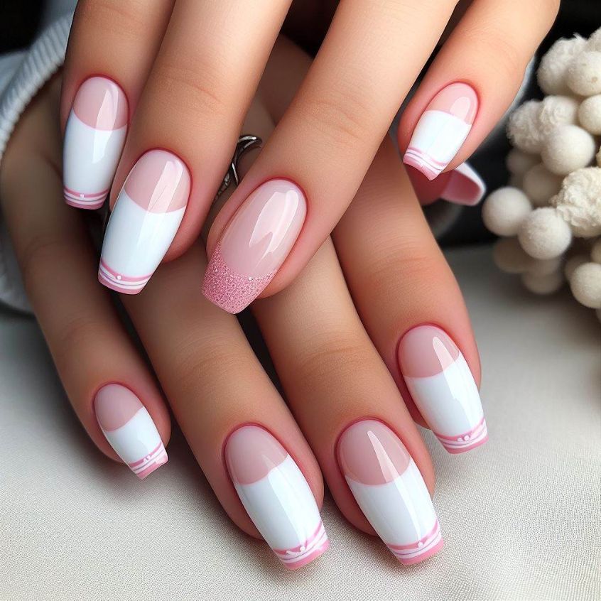 Classic French Pink Tips