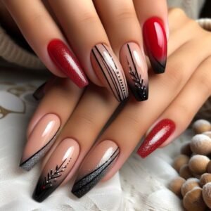 20 Popular Nude Nail Designs with Glitter Trending in 2025