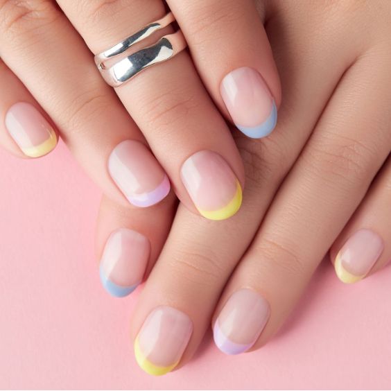 Pastel French Tips