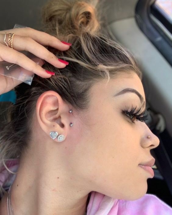 Surface Tragus Piercing