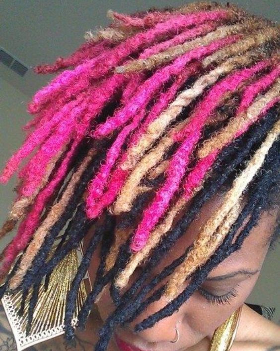 Beige Pink Locks