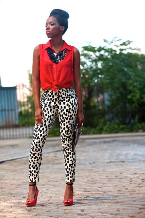 Bold Printed Pants