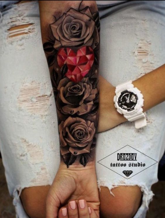 Heart Forearm Tattoo