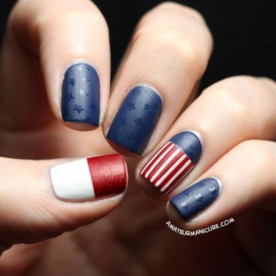 Matte Patriotic Design