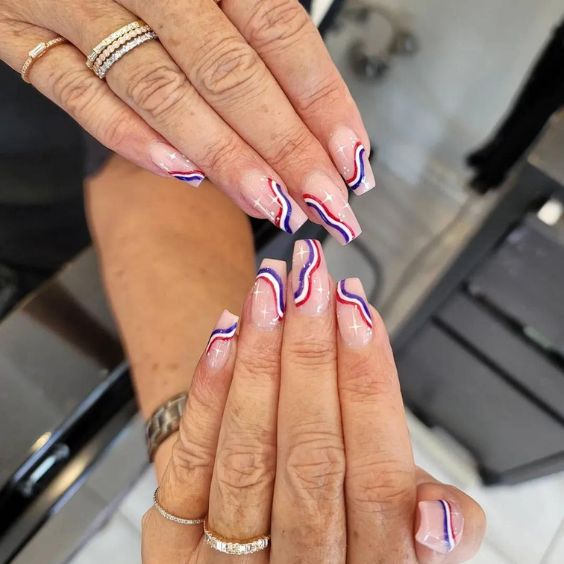 Patriotic Swirls