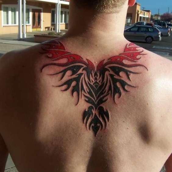 Phoenix Back Tattoo