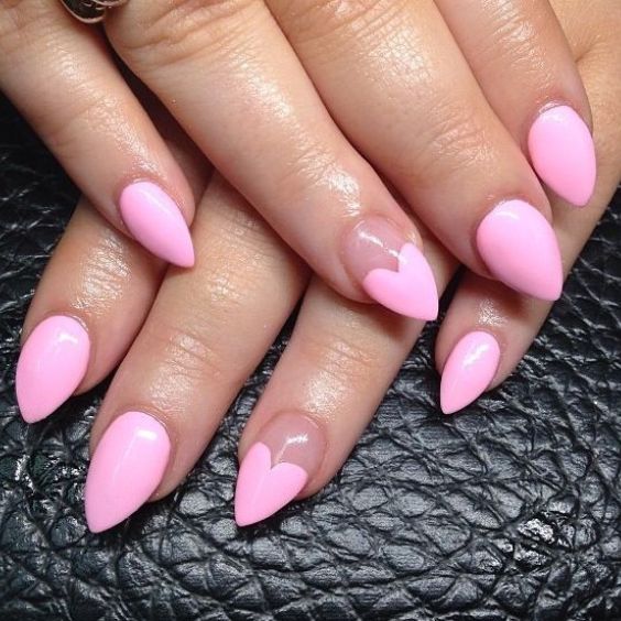 Short Barbie Stiletto Nails