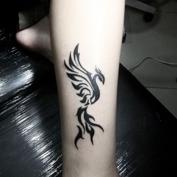 Tribal Phoenix Tattoo