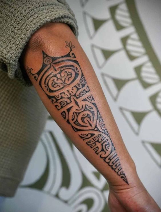 Tribal Side-Forearm Tattoo