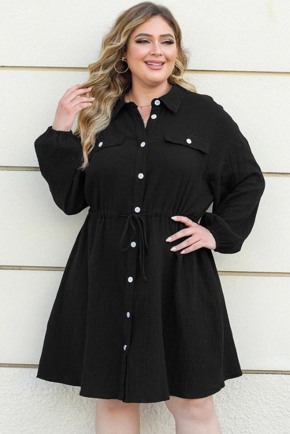 Button-Down Shirt Dress