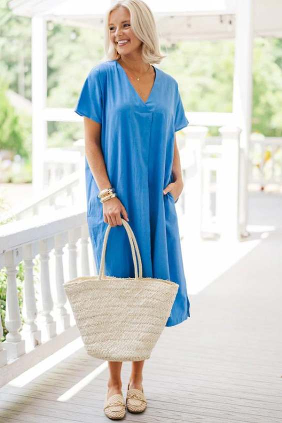 Casual T-Shirt Maxi Dress