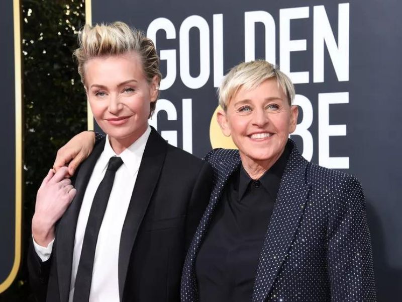 Ellen DeGeneres and Portia de Rossi