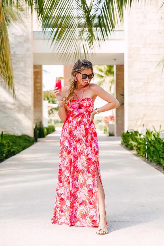 Flowy Sundress and Sandals