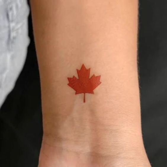 Maple Leaf Tattoo