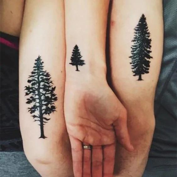 Pine Tree Tattoo