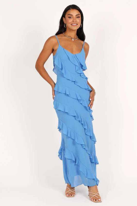 Ruffled Maxi Dress