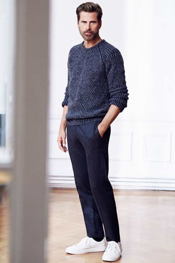 Wool Sweater and Dress Pants