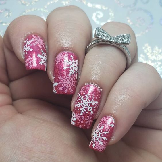 Glitter Snowflakes