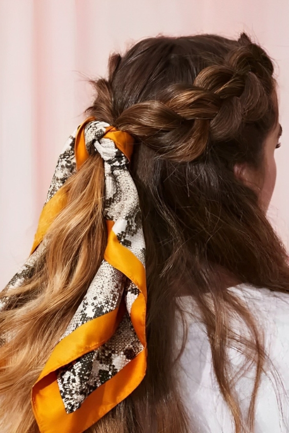 Boho Braids with Bandana