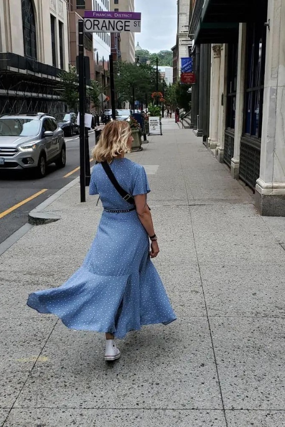 Fit-and-Flare Dress