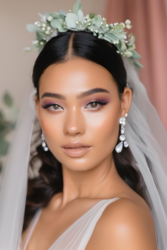 Cool-Toned Bridal Look