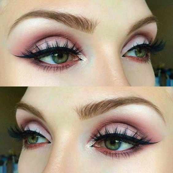 Dusty Rose Makeup Look