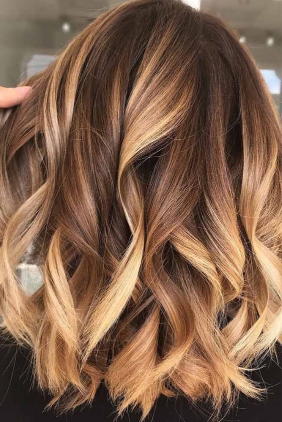 Golden Caramel Honey Ombre