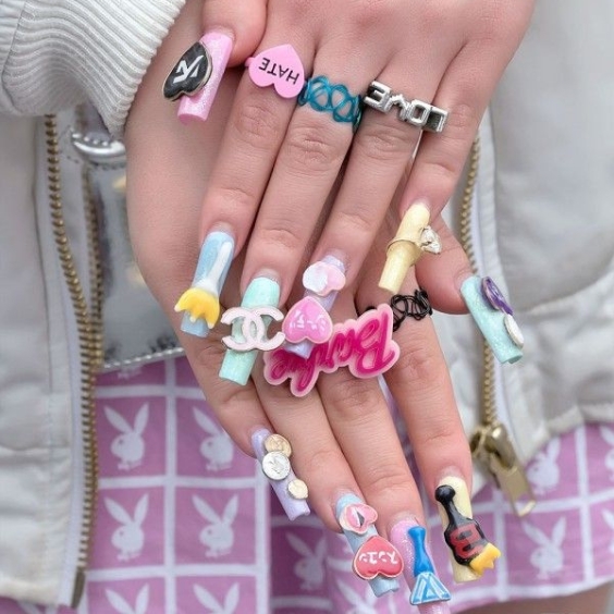 Harajuku Street Style Nails